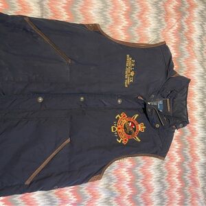 Ralph Lauren Navy Blue Quilted Vest